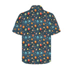 Galaxy Men's Short Sleeve Hawaiian Shirt Men's Hawaiian Shirt (New) Printed Offshore Space