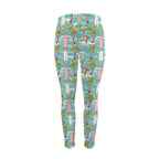 Summer Surf Women's High Waist Pockets Yoga Leggings Women's High Waist Pockets Yoga Leggings Printed Offshore Surf