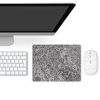 Black And White Leather Mouse Pad Leather Mouse Pad Printed Offshore