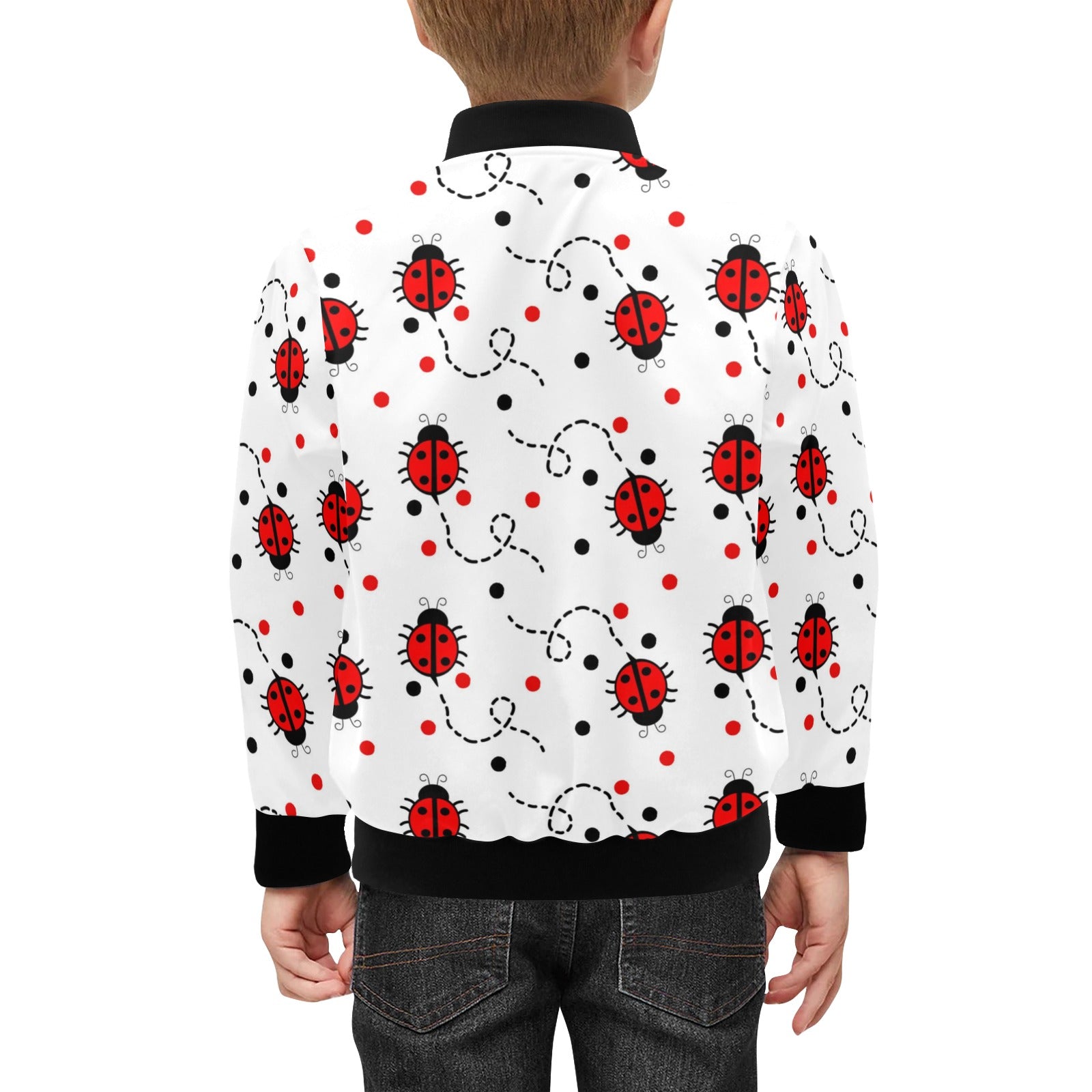 Ladybugs Kids Bomber Jacket Kids Bomber Jacket animal Printed Offshore
