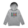 Test Tubes, Just Looking For A Reaction - Kids Hoodie Grey Marle Kids Hoodie Printed In Australia
