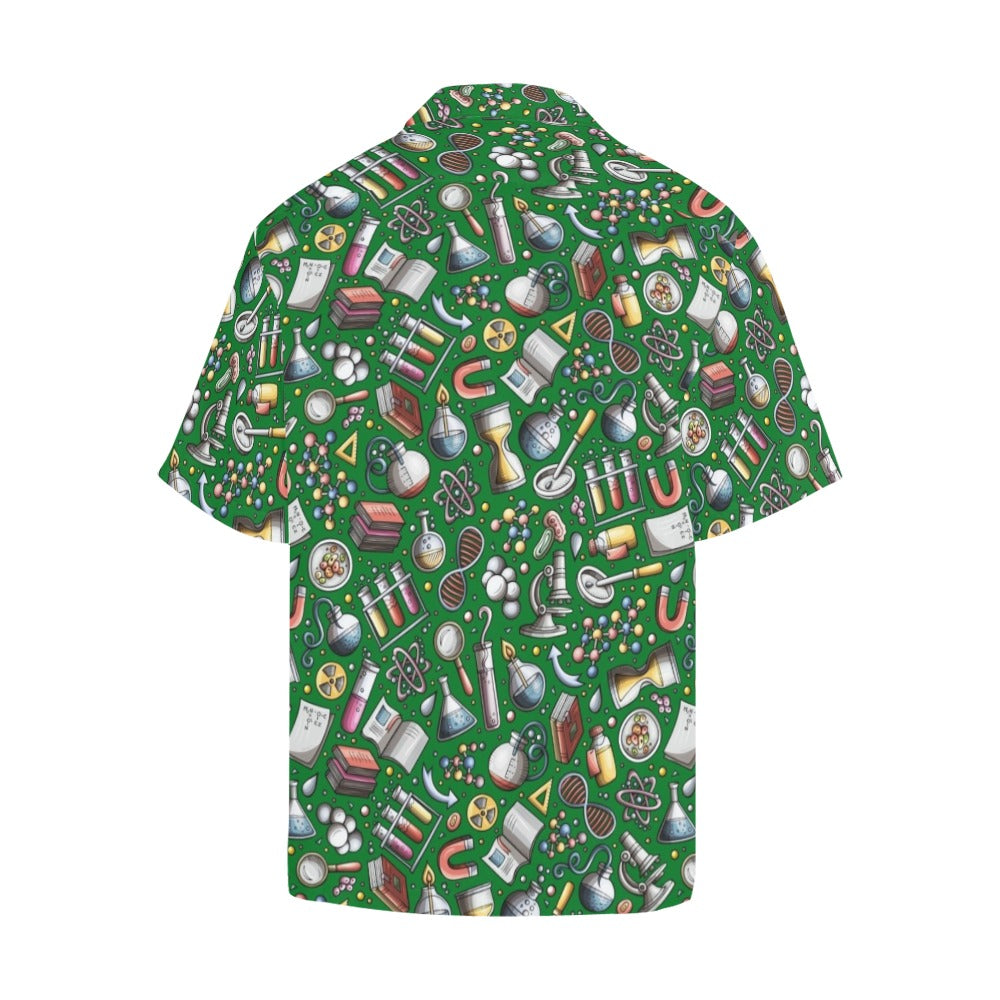 Science Love Mens Hawaiian Shirt Mens Hawaiian Shirt Printed Offshore
