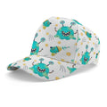 Happy Aliens Kids Baseball Cap white One size Kids Baseball Hat Printed Offshore Sci Fi