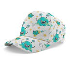 Happy Aliens Kids Baseball Cap white One size Kids Baseball Hat Printed Offshore Sci Fi
