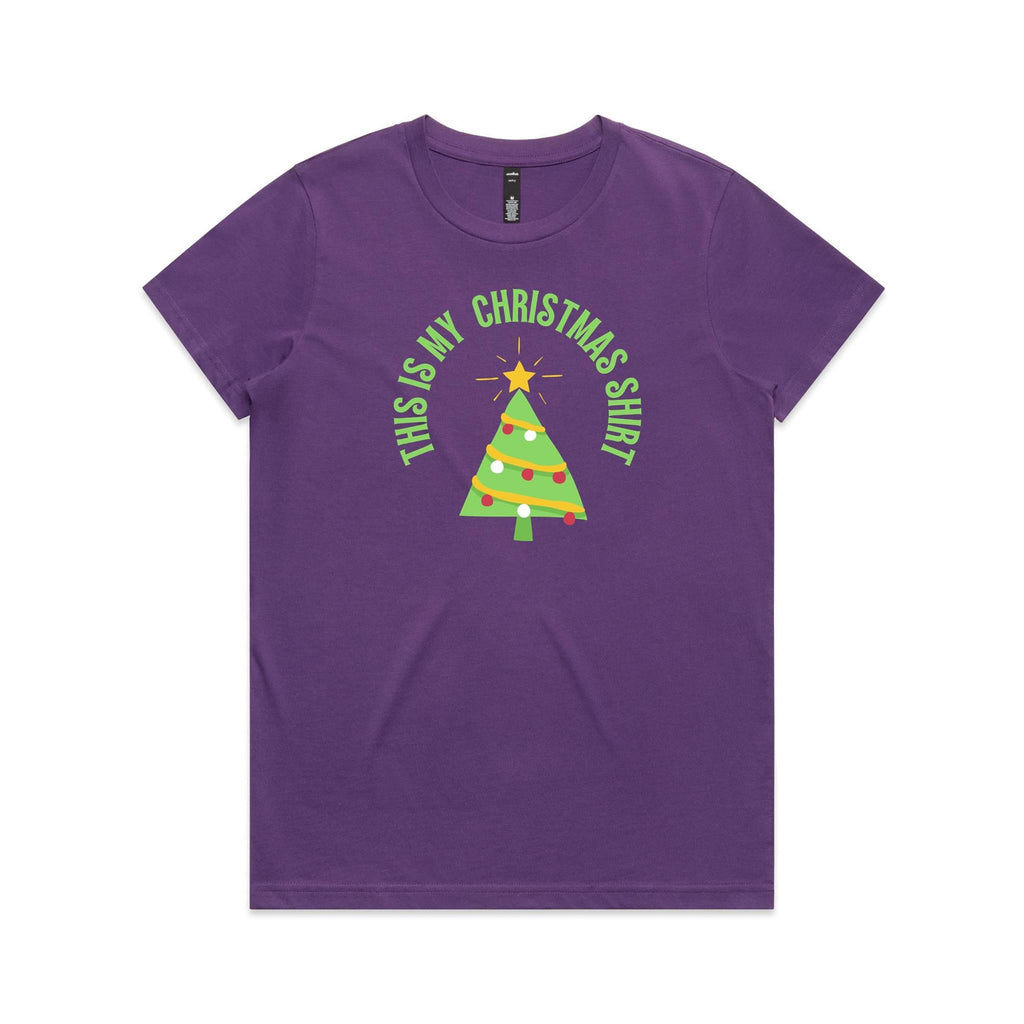 This Is My Christmas Shirt - Womens T-shirt