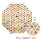 Round Pizzas On White Umbrella Umbrella Food Printed Offshore