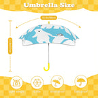 Polar Bears and Penguins Kids Safe Round Corner Umbrella Kids Safe Round Corner Umbrella animal Printed Offshore