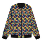 Hippie Caravan Men's Casual Zip‑Up Bomber Jacket
