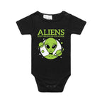 Aliens Don't Believe In You Either AS Colour Baby Bodysuit