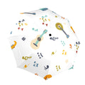 Guitar Music - Semi-Automatic Foldable Umbrella (Model U12) One Size Semi-Automatic Foldable Umbrella (U12)