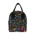Math Scribbles Zipper Lunch Bag One Size Zipper Lunch Bag Printed Offshore