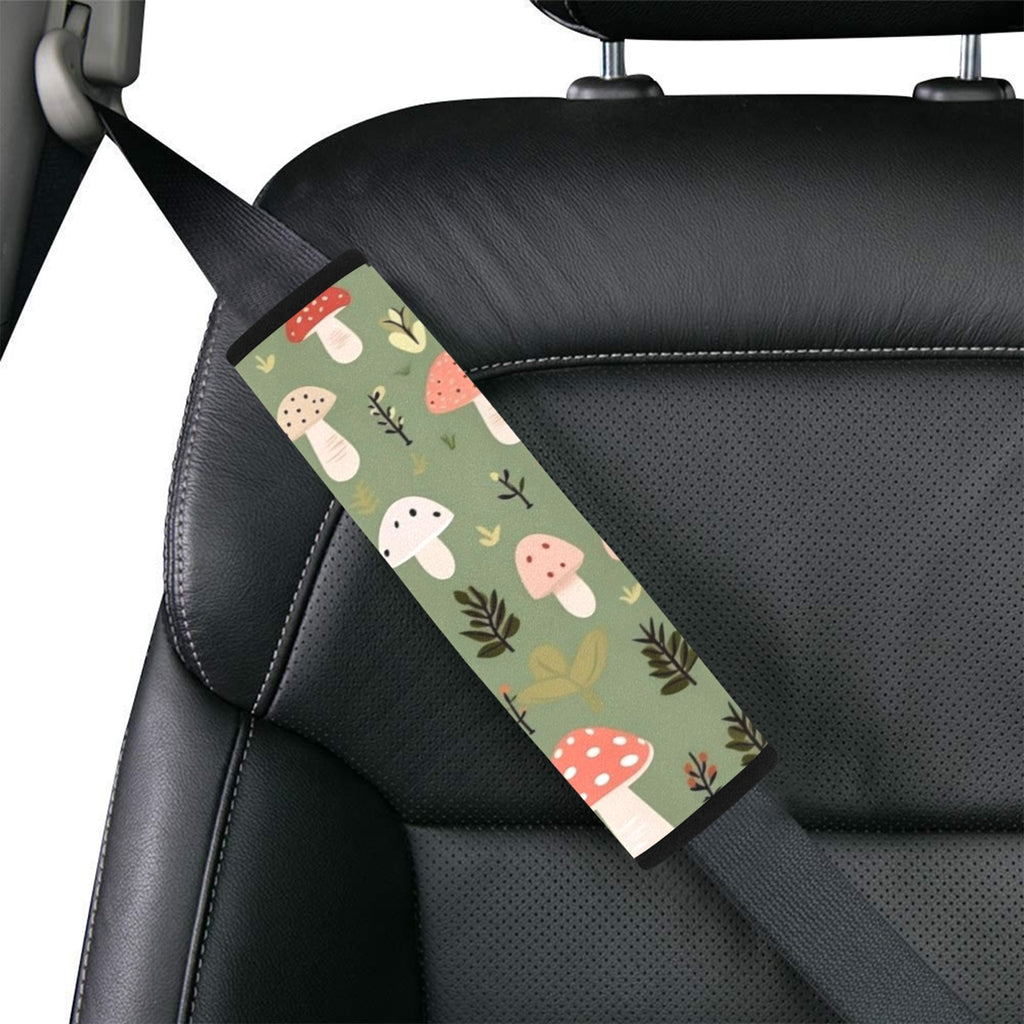 Toadstools Car Seat Belt Cover 7''x10'' (Pack of 2) Car Seat Belt Cover 7x10 (Pack of 2) Plants Printed Offshore