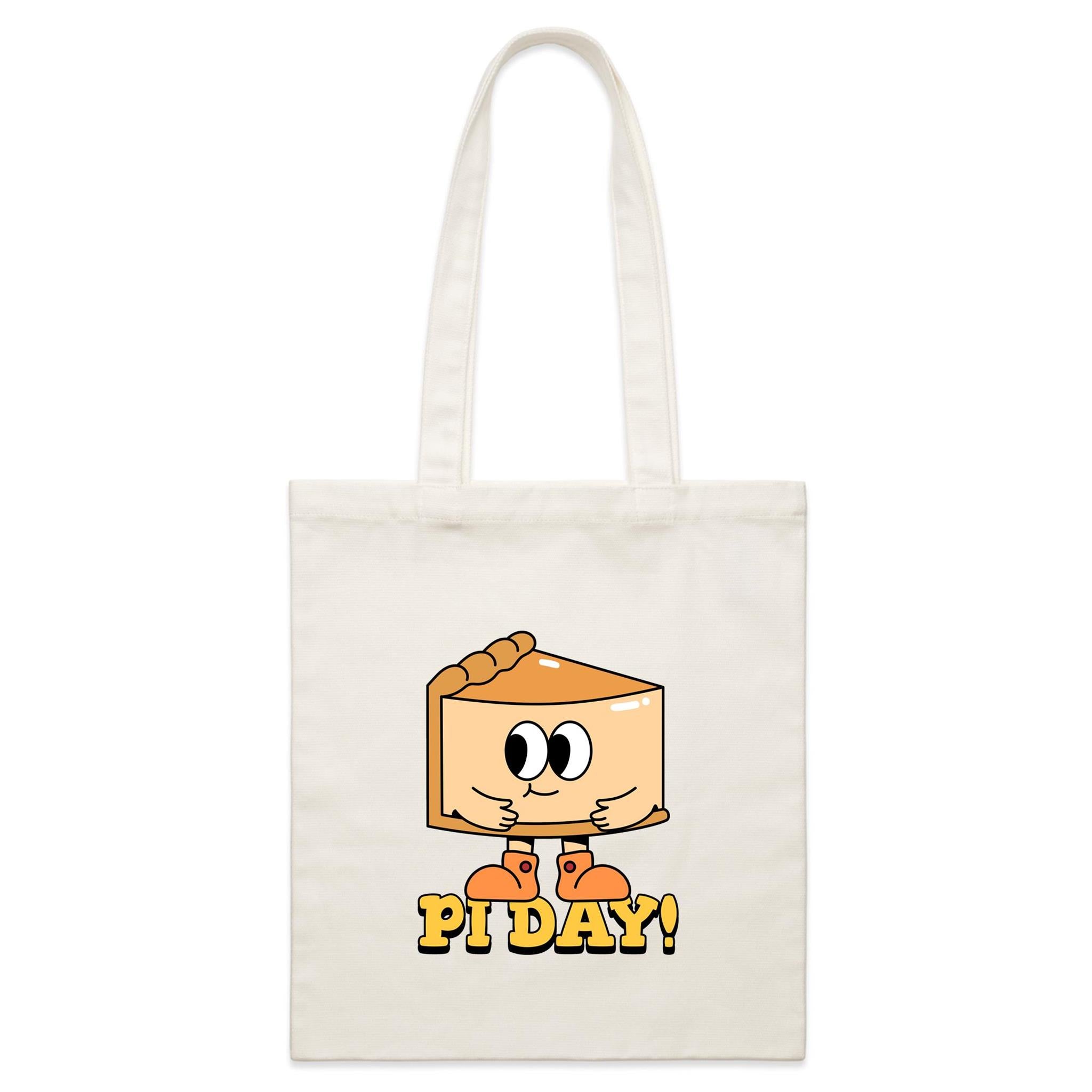 Pi Day - Parcel Canvas Tote Bag Default Title Small Tote Bag Maths Printed In Australia
