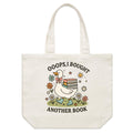 Oops, I Bought Another Book, Goose Shoulder Canvas Tote Bag Default Title Large Tote Bag Printed In Australia Reading