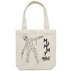 Mummy Needs A Coffee - Canvas Tote Bag Cream One Size Tote Bag Coffee Mum Printed In Australia