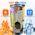 City Scape - 20oz Mobile Tumbler with Lid (Black Lock)