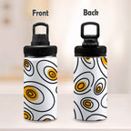 Abstract Eggs - Kids Water Bottle with Chug Lid (12 oz) Kids Water Bottle with Chug Lid Food Printed Offshore