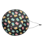 Colourful Cassettes Wide Brim Bucket Hat Wide Brim Bucket Hat Music Printed Offshore Retro