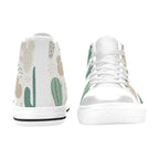 Cactus - Men's High Top Canvas Shoes