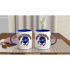 Personalise - Keeping The Blues Alive - White 11oz Ceramic Mug Personalised Mug customise Globally Fulfilled Music personalise