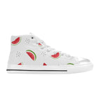 Watermelon - Men's High Top Canvas Shoes