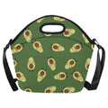 Avocado Characters Neoprene Lunch Bag One Size Neoprene Lunch Bag Food Printed Offshore