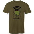 Vinyl Collector, Music Records - Mens T-Shirt Army Green Mens T-shirt Music Printed In Australia Retro