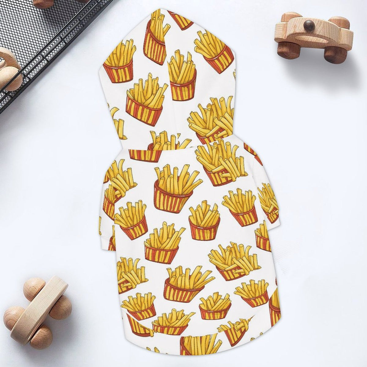 French Fries Pet Hoodie (Small Size)