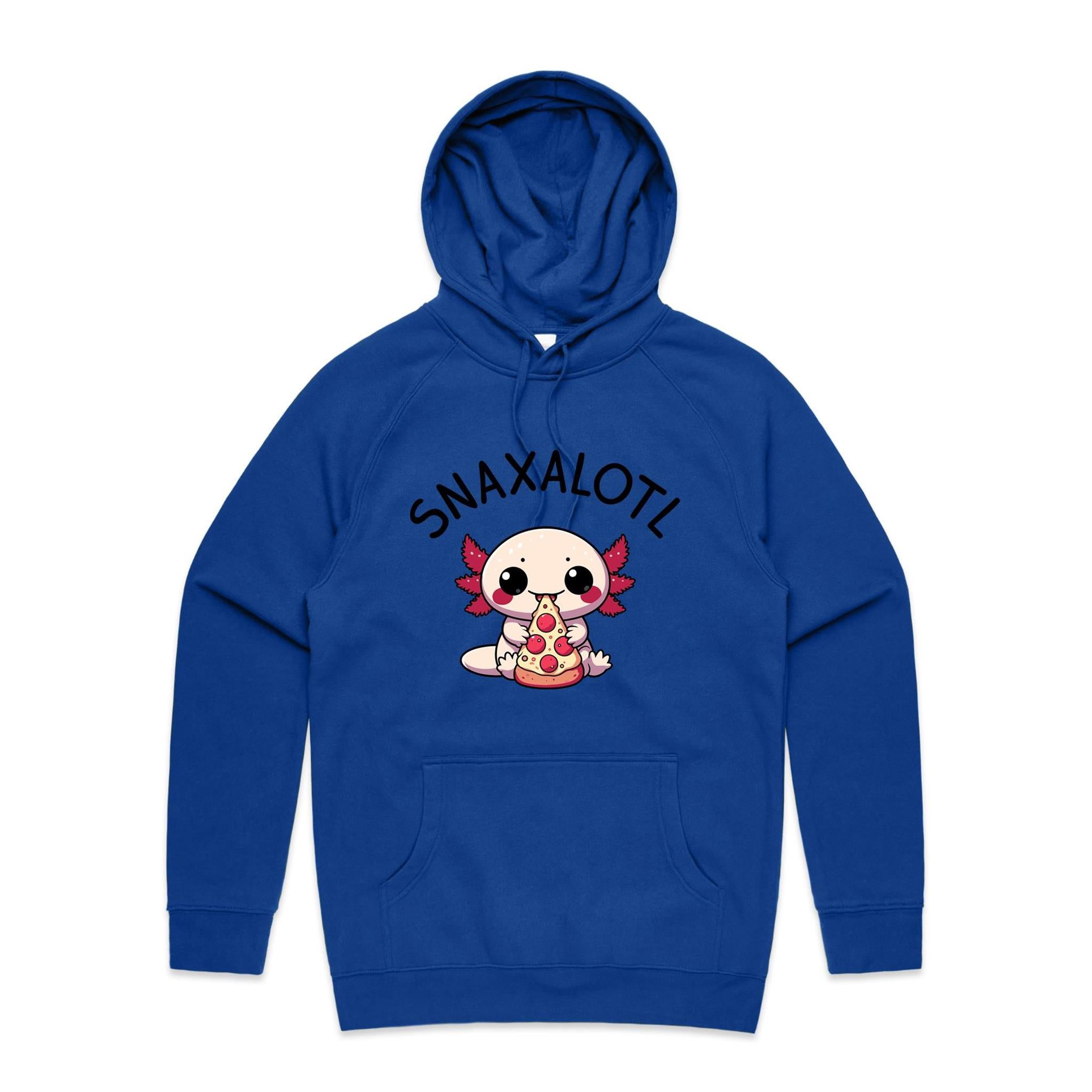 Snaxalotl, Axolotl Pizza - Mens Hoodie