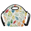 Autumn Leaves Neoprene Lunch Bag One Size Neoprene Lunch Bag Plants Printed Offshore