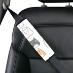 Cats Car Seat Belt Cover 7''x10'' (Pack of 2) Car Seat Belt Cover 7x10 (Pack of 2) animal Printed Offshore