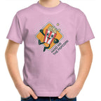 Hand Me The Popcorn - Kids Youth T-Shirt Pink Kids Youth T-shirt Food Printed In Australia