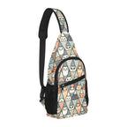 Diamond Cat Pattern Chest Bag Cross Body Chest Bag animal Printed Offshore
