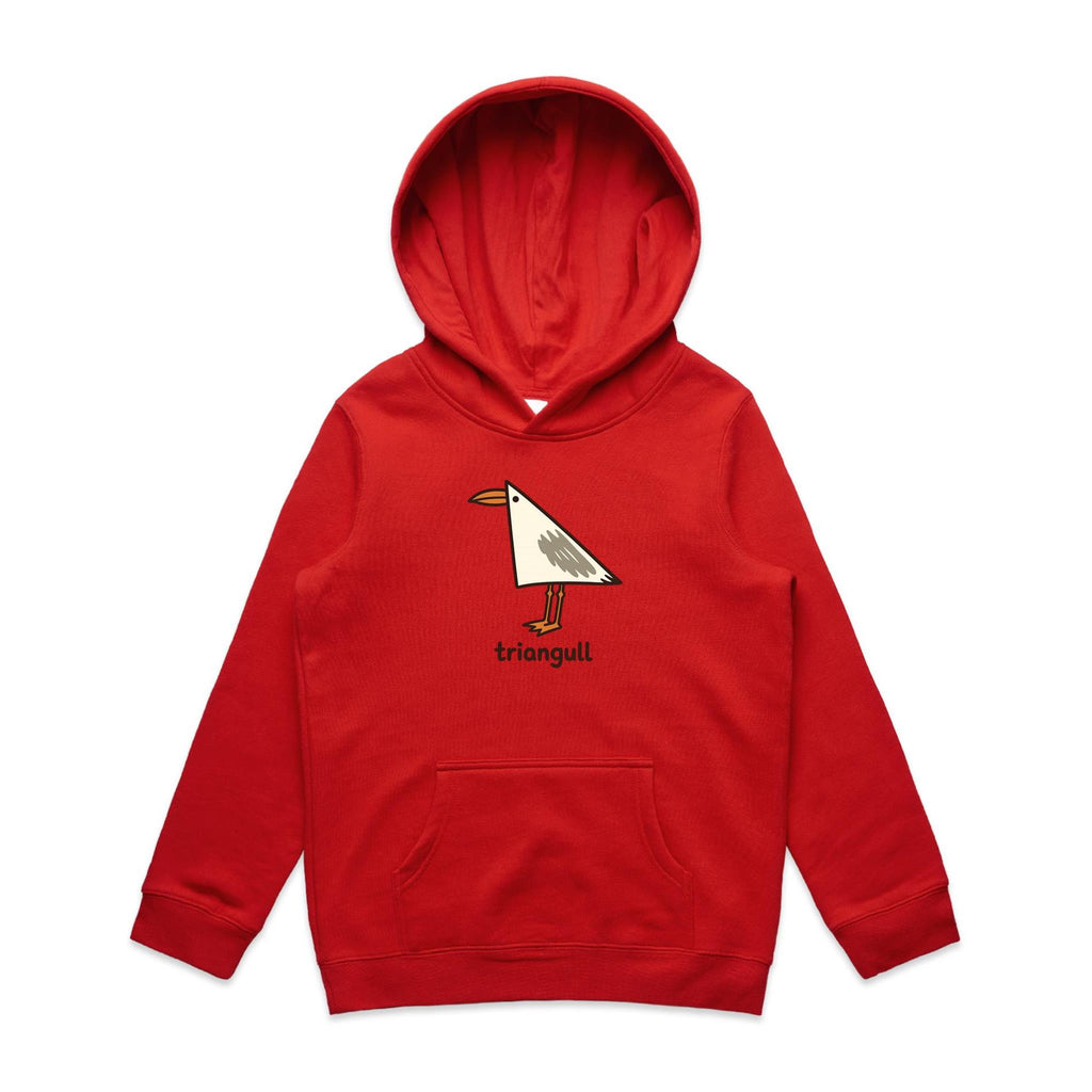 Triangull Geometry Seagull Kids AS Colour Hoodie