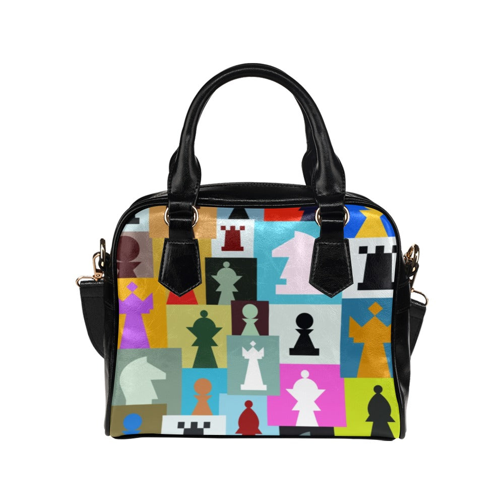 Colourful Chess - Shoulder Handbag (Model 1634) One size Shoulder Handbags (1634)