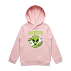 Aliens Don't Believe In You Either Kids AS Colour Hoodie