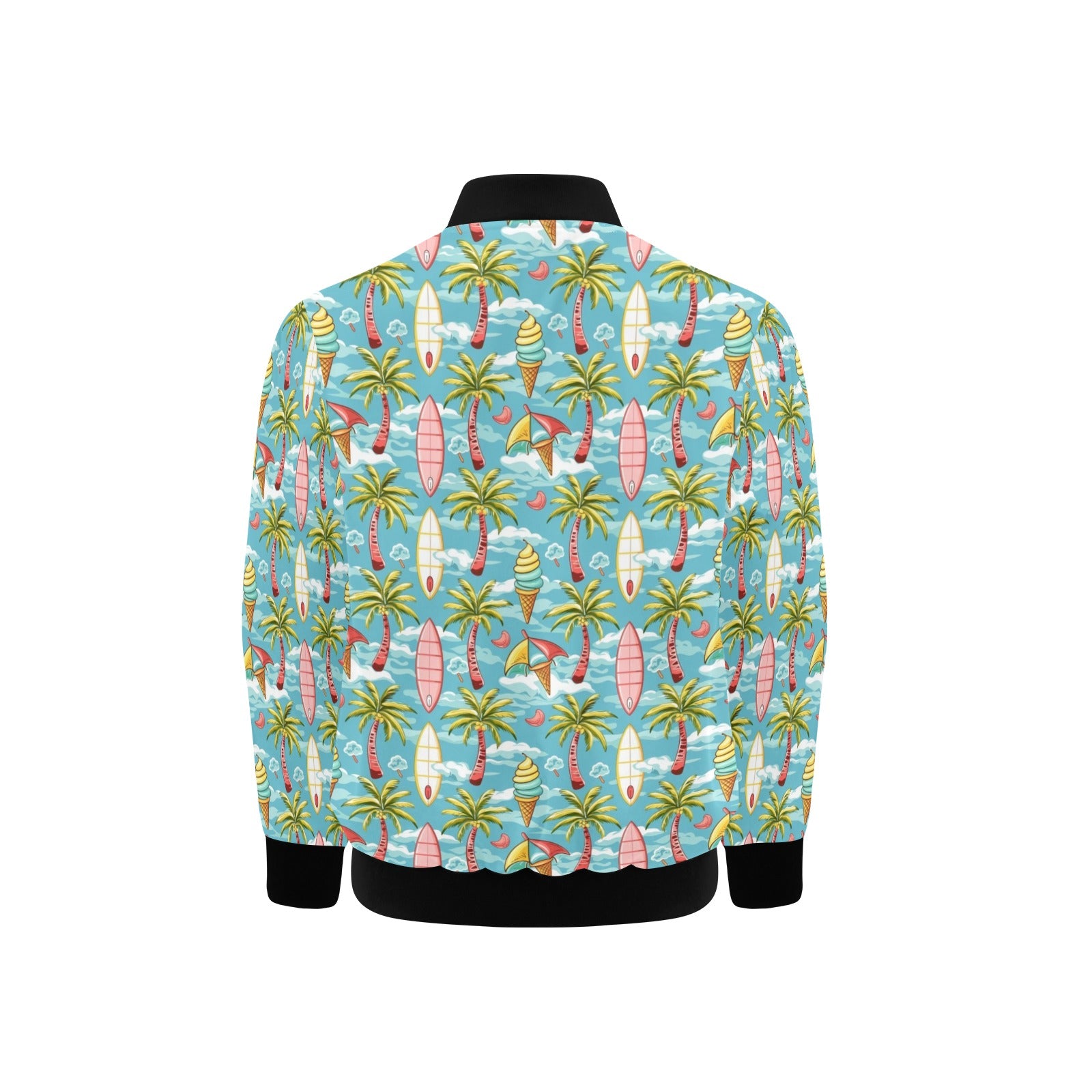 Summer Surf Kids Bomber Jacket