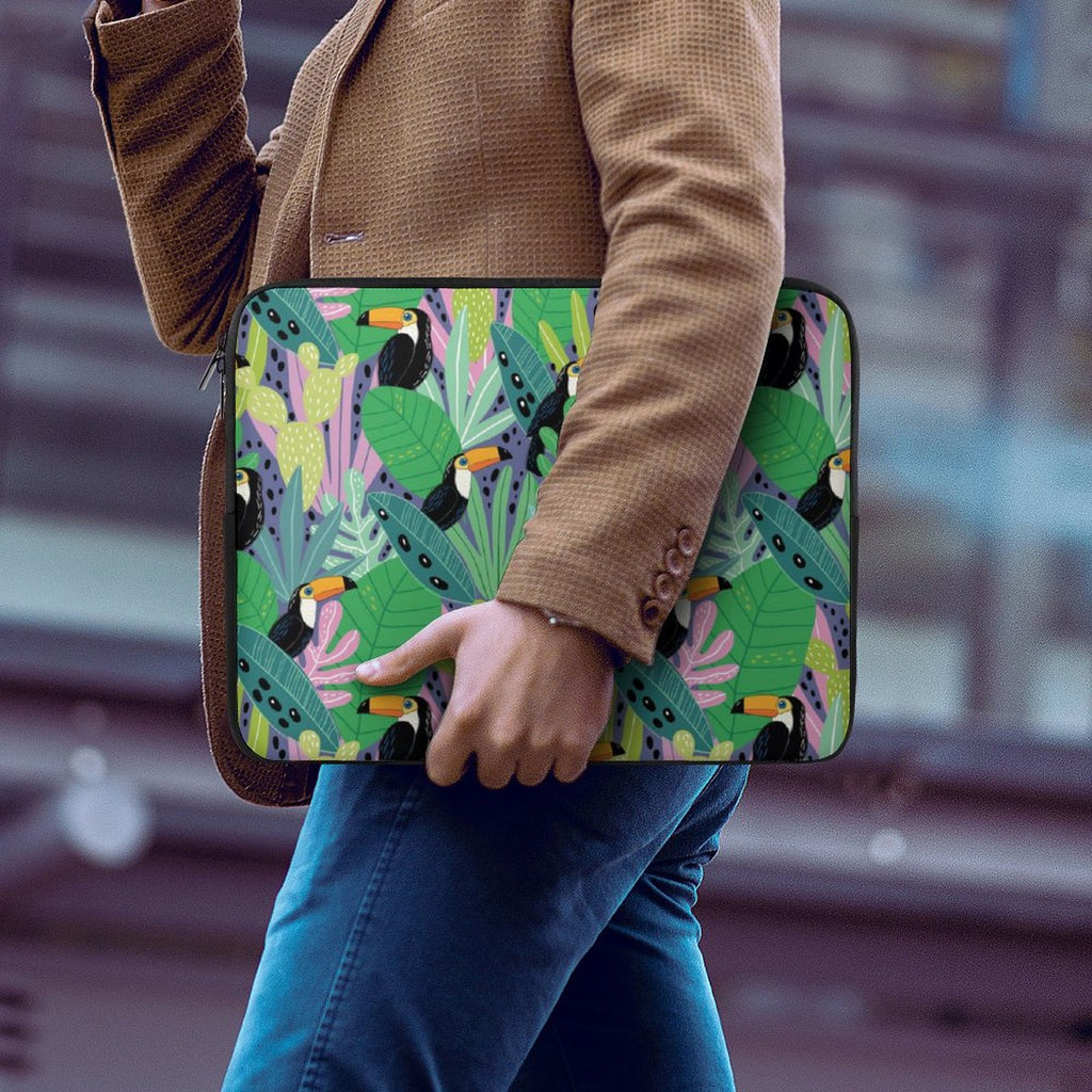 Bright Toucan Laptop Sleeve (Multiple Sizes) Laptop Sleeve animal Printed Offshore
