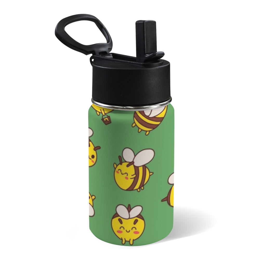 Busy Bees 12oz Kids Water Bottle with Straw Lid