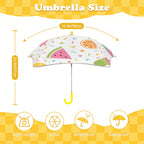 Summer Ice Cream Kids Safe Round Corner Umbrella Kids Safe Round Corner Umbrella Food Printed Offshore
