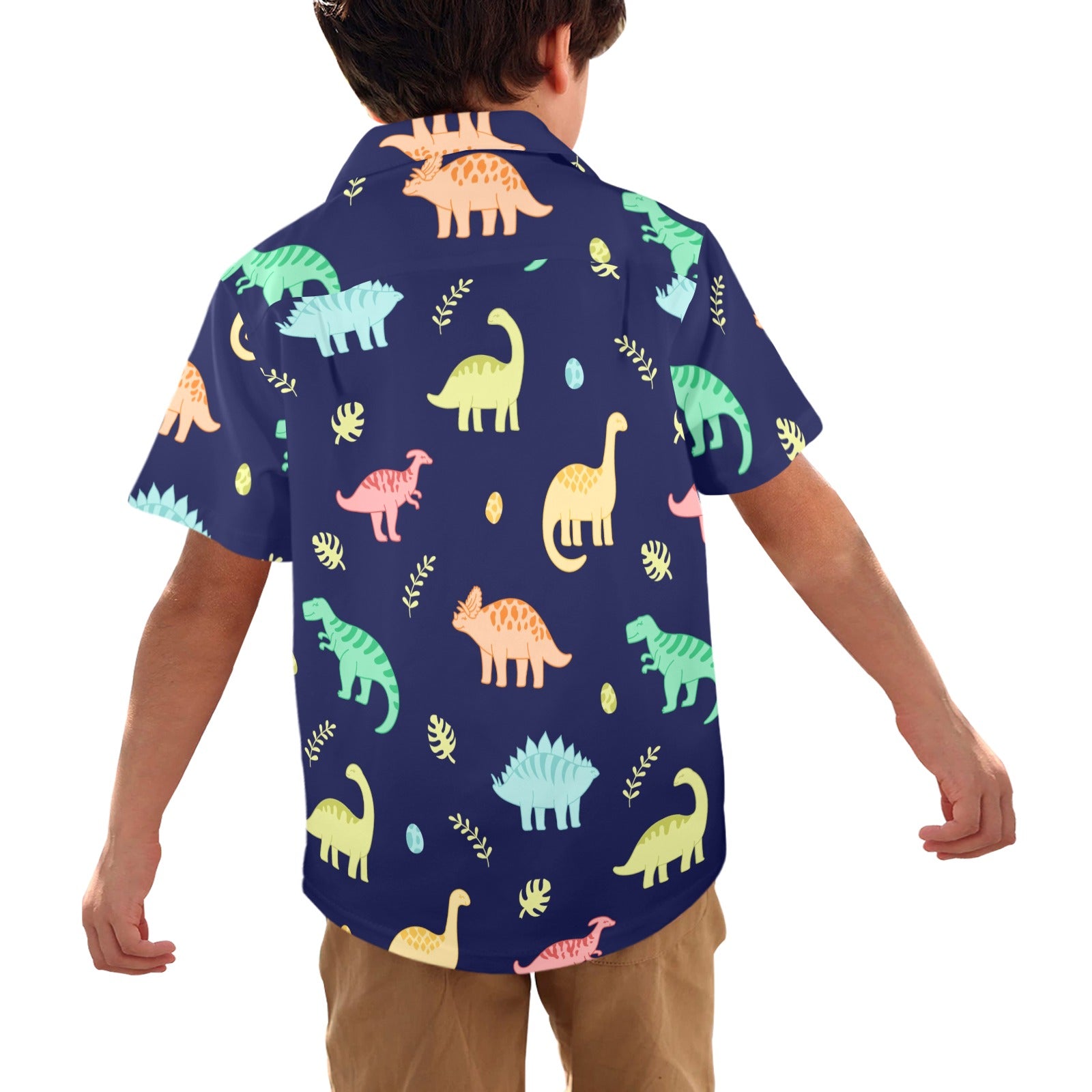 Dinosaurs - Junior Kids Hawaiian Shirt