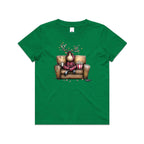 Reindeer, Christmas Movies Watching T-shirt - Kids T-shirt