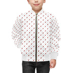 Red Lightning Kids Bomber Jacket Kids Bomber Jacket comic Printed Offshore
