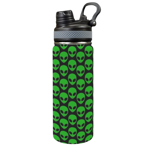 Aliens - Insulated Water Bottle with Dual-Use Lid (18oz) One Size Insulated Water Bottle with Dual-Use Lid (18oz) Printed Offshore Sci Fi