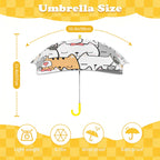 Cat Hello Kids Safe Round Corner Umbrella Kids Safe Round Corner Umbrella animal Printed Offshore
