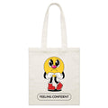 Feeling Confident Parcel Canvas Tote Bag Default Title Small Tote Bag Printed In Australia