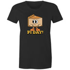 Pi Day - Womens T-shirt Black Womens T-shirt Maths Printed In Australia