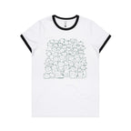 Lots And Lots Of Cats AS Colour Women's Ringer Tee