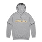 Scrabbling For Points - Mens Hoodie Grey Marle Mens Hoodie Games Printed In Australia