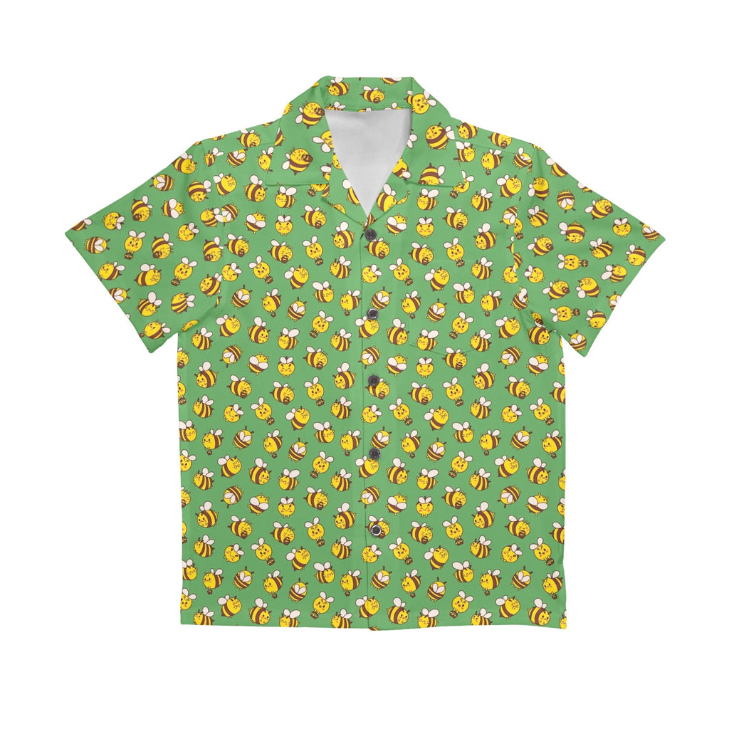 Busy Bees Senior Kids Hawaiian Shirt